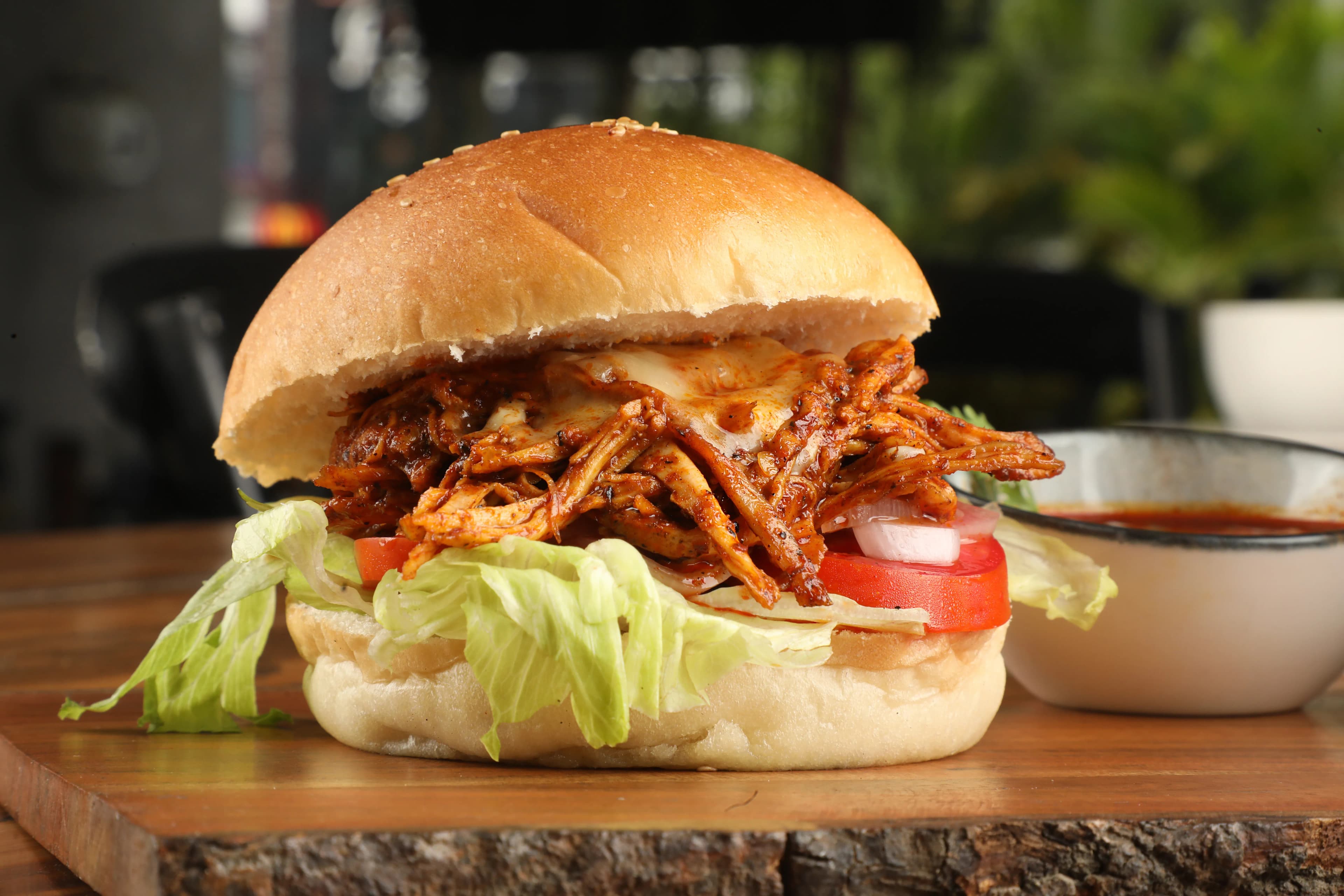 Cafe burger